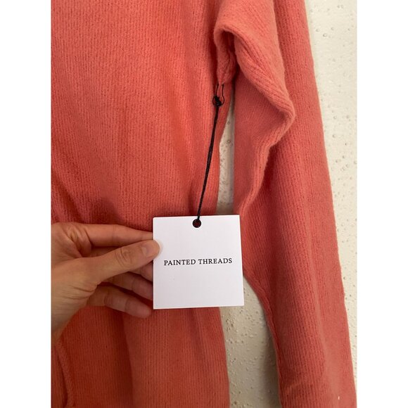 New with Tags Pink Knit Romper By Painted Threads With Button-Down Front - Picture 7 of 12